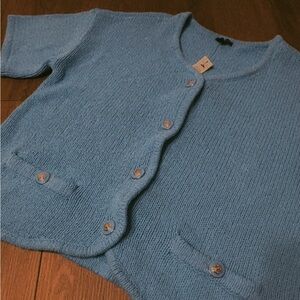 Talbots Blue Women's Cardigan Sweater